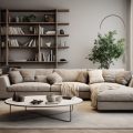 Blending Natural and Synthetic Materials for a Timeless Living Room